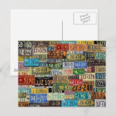 Vintage Teller Postkarte (Vorne/Hinten)