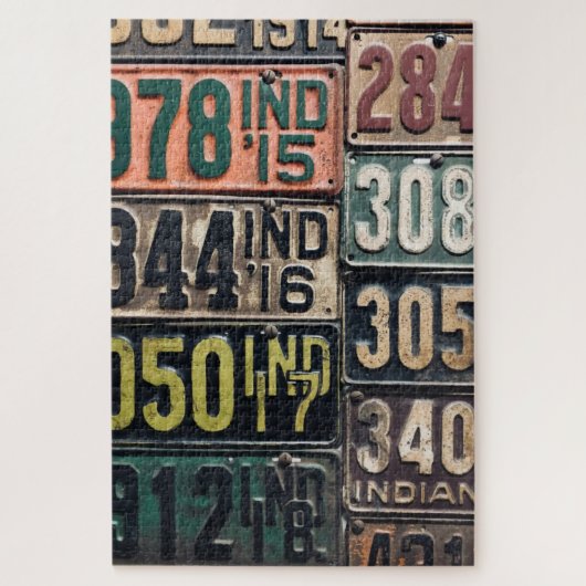 Vintage Teller Puzzle (Vertikal)