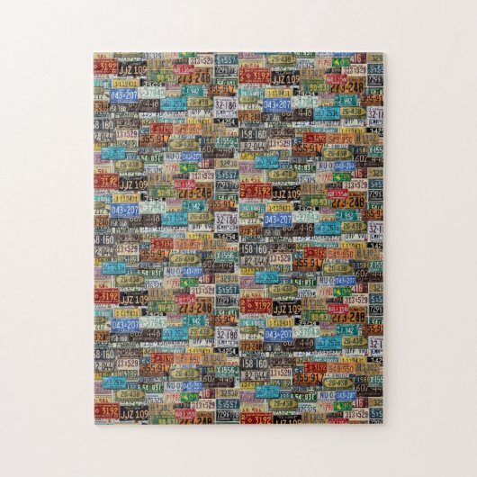 Vintage Teller Puzzle (Vertikal)