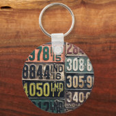 Vintage Teller Schlüsselanhänger (Vorderseite)