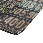 Vintage Teller Schneidebrett (Ecke)