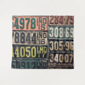 Vintage Teller Wandteppich (Vorderseite (Horizontal))