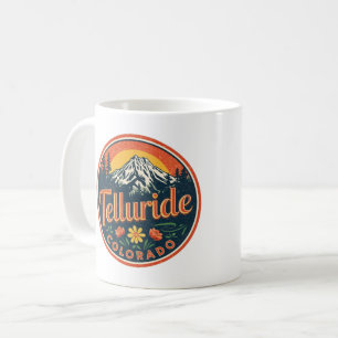 Vintage Telluride Colorado Outdoor-Hiking-Geschenk Kaffeetasse