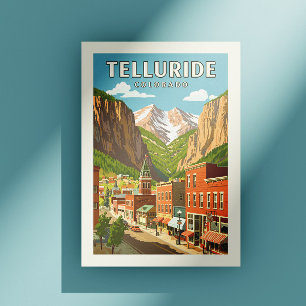 Vintage Telluride Colorado Postkarte