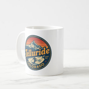 vintage Telluride colorado Skifahren Outdoor-Gesch Kaffeetasse