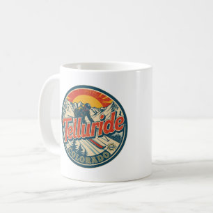vintage Telluride colorado Skifahren Outdoor-Gesch Kaffeetasse