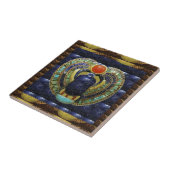 VINTAGE Tempel-Künste von Ägypten-PYRAMIDEN Fliese (Seite)