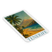 Vintage Tenerife Canary Island Beach Playa Travel Magnet (Rechte Seite)