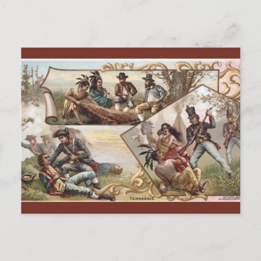 Vintage Tennessee Postkarte (Vorderseite)