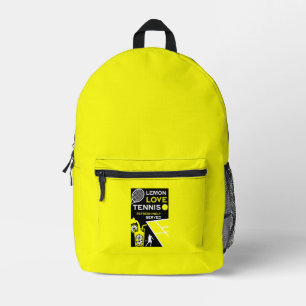 Vintage-Tennis-Limonade Bedruckter Rucksack