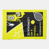 Vintage-Tennis-Limonade Geschirrtuch (Horizontal)