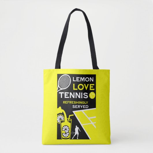 Vintage-Tennis-Limonade Tasche (Vorderseite)