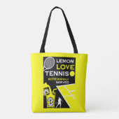 Vintage-Tennis-Limonade Tasche (Rückseite)