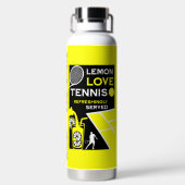 Vintage-Tennis-Limonade Trinkflasche (Rückseite)