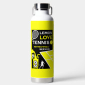 Vintage-Tennis-Limonade Trinkflasche (Vorderseite)