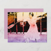 Vintage Tennisspielerin - lustiges Zitat (Vorne/Hinten)