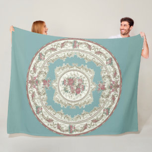 Vintage Teppich 2 - Fleece-Decke Fleecedecke