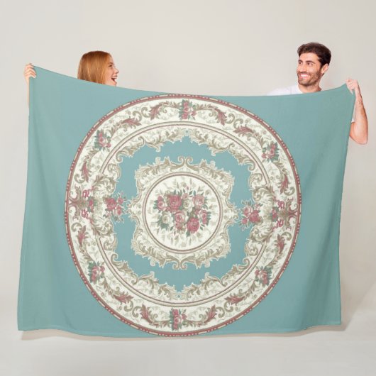 Vintage Teppich 2 - Fleece-Decke Fleecedecke (Beispiel)