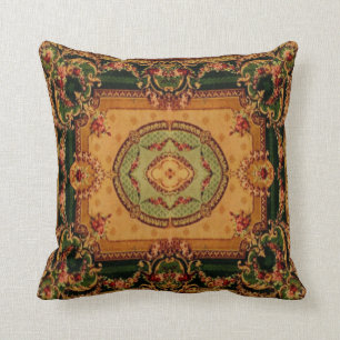 Vintage Teppich-Muster: Axminster 3421 Kissen