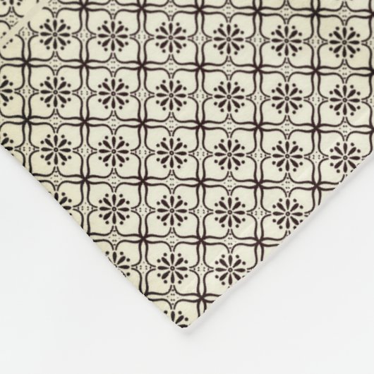 Vintage-Teppichmuster-Decke Fleecedecke (Ecke)