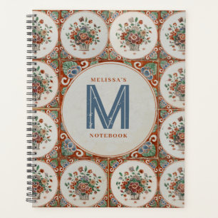 Vintage Terracotta-Tiles Monogram Planer