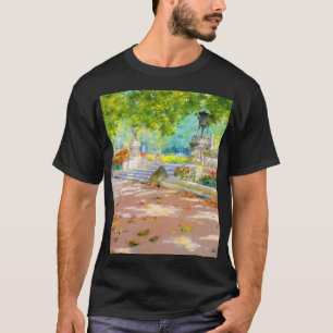 Vintage Terrasse, Park mit Aussicht (1887) zeichne T-Shirt