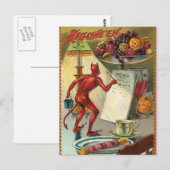 Vintage Teufel Postkarte (Vorne/Hinten)
