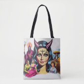 Vintage Teufelsfrau Tasche (Vorderseite)