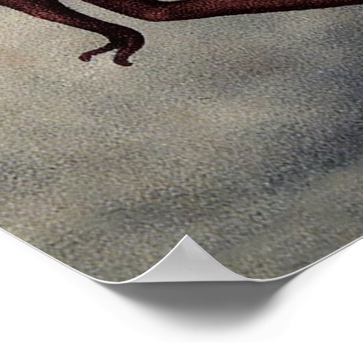 Vintage Teufelskunst Poster (Ecke)