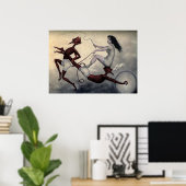 Vintage Teufelskunst Poster (Heimbüro)