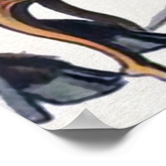 Vintage Teufelskunst Poster (Ecke)