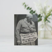Vintage teurer Mann Collage Postkarte (Stehend Vorderseite)
