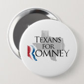 Vintage Texans für Romney.png Button (Vorne & Hinten)
