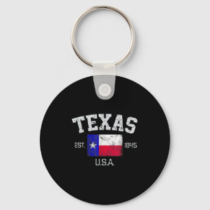 Vintage Texas Austin Est 1845 Für Männer Frauen &a Schlüsselanhänger