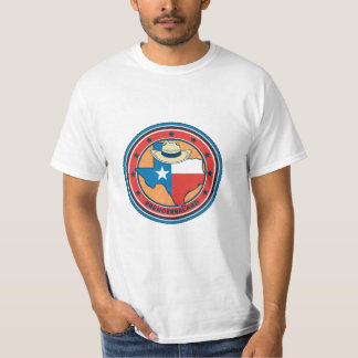 Vintage-Texas-Cowboy-Hut-Staatsflagge Herren T-Shi T-Shirt