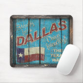 Vintage Texas- - DallasMouseauflage Mousepad (Mit Mouse)
