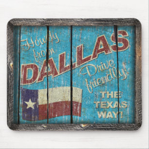 Vintage Texas- - DallasMouseauflage Mousepad