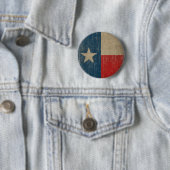 Vintage Texas-Flagge Button (Beispiel)