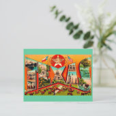 Vintage Texas Greeting Postcard Postkarte (Stehend Vorderseite)