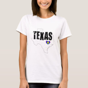Vintage-Texas-Heart-Top T-Shirt