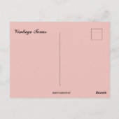 Vintage Texas Map Postkarte (Rückseite)