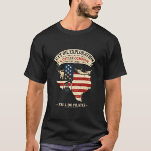 Vintage-Texas-Ölfeld-Rancher-Cowboy-Western T-Shirt