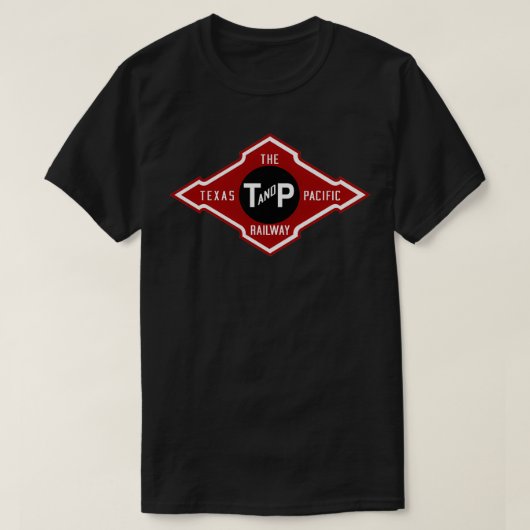 Vintage Texas Pacific Railway T-Shirt (Design vorne)