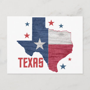 Vintage Texas Postkarte