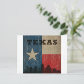 Vintage Texas Postkarte (Stehend Vorderseite)