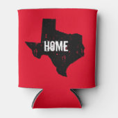 Vintage Texas Staat Silhouette Bierhalterung Dosenkühler (Vorderseite)