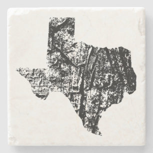 Vintage Texas Steinuntersetzer