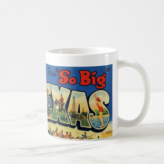 Vintage Texas Tasse (Rechts)