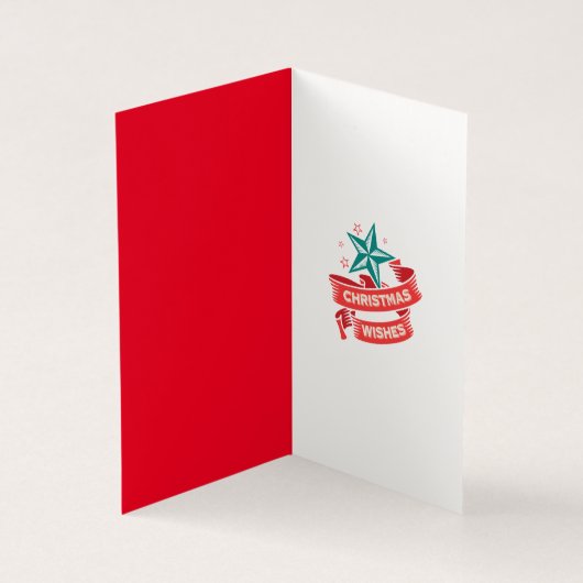 Vintage TEXMAS Weihnachtskarte (Innenseite)