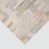 Vintage-Text-Ephemera Seidenpapier (Ausschnitt)